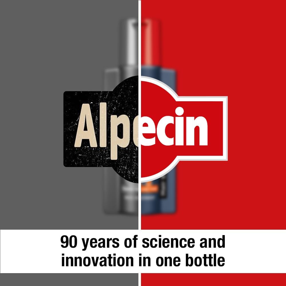 Alpecin C1 caffeine shampoo texture and bottle cap