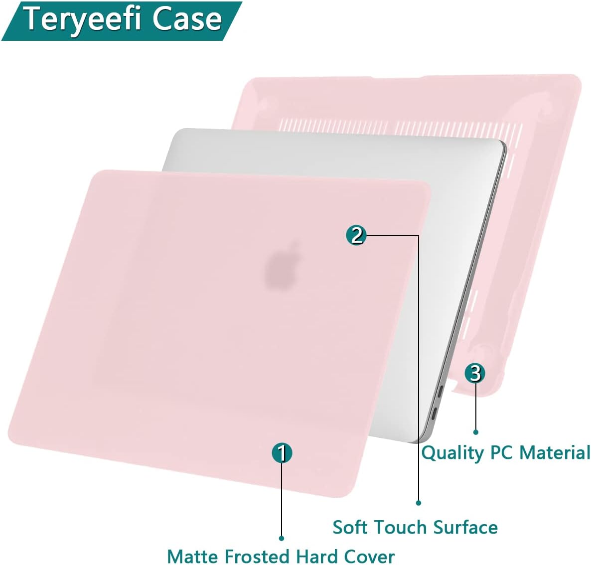 Teryeefi chalk pink case precise port cutouts
