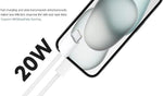 Complete dual piece charging set demonstrating compatibility with modern devices