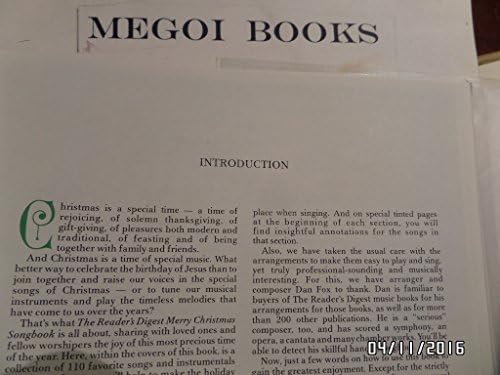 The Reader's Digest Merry Christmas Songbook - Image 3