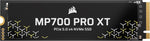 Corsair MP700 PRO XT 2TB front view M.2 SSD