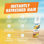 Batiste tropical dry shampoo size and volume details