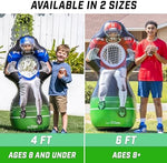 GoSports football target game pack showing the catch net scoring zones for active play.