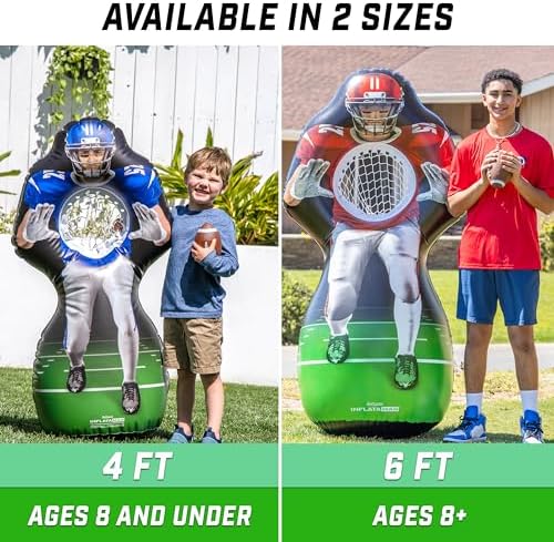 GoSports football target game pack showing the catch net scoring zones for active play.