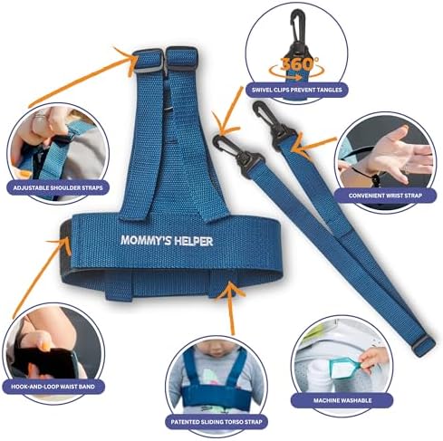 Kid Keeper safety harness showing padded shoulder straps