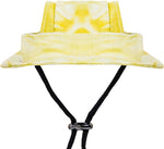 Dogs and Cats Sunshade Anti-Strangulation Hat Anti-Peeling Ears Adjustable Rope Buckle Bucket Hat Pet Supplies (Bright Pink, Medium) - Image 9
