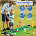 Full contents of Enjoyjoy toddler golf set including mat and targets