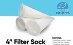 ESHOPPS 300 micron filter bag close-up of polypropylene material