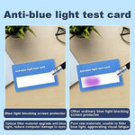 Anti blue light monitor protector highlighting scratch resistance and 9H hardness