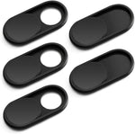 CloudValley webcam cover slide front view premium matte black metal privacy sticker