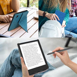 Close up of slim PU leather texture for Kobo Clara