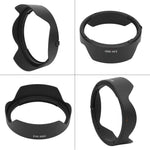 Archuu EW-88D lens hood attached to wide-angle zoom lens