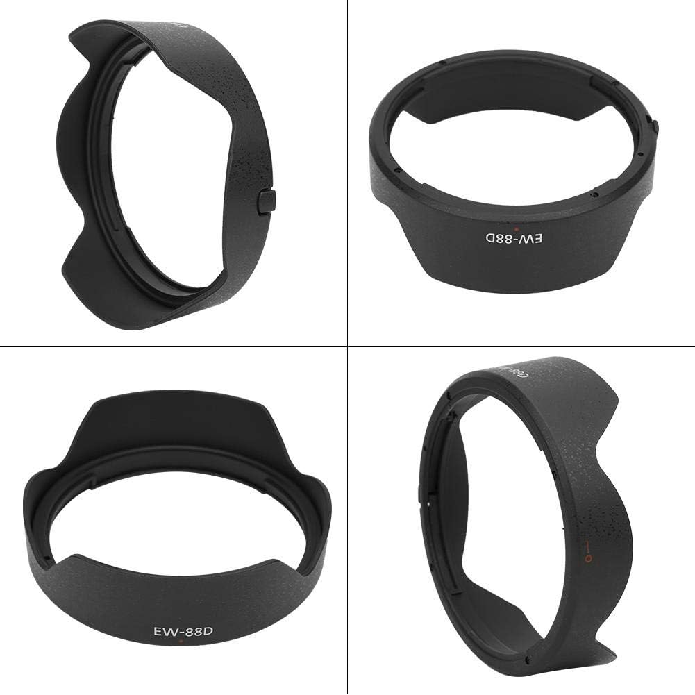 Archuu EW-88D lens hood attached to wide-angle zoom lens