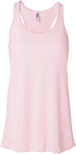 BELLA+CANVAS women modern fitted tank top neckline detail