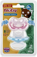 Nuby teether demonstrating easy baby grip design