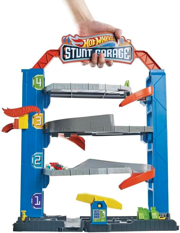 Hot Wheels playset ground floor fueling station