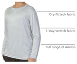 Real Essentials four pack sports shirts color assortment