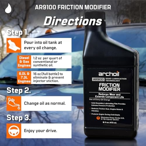 Archoil AR9100 container showing safety seal