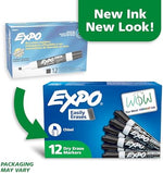 Expo markers writing sample on whiteboard