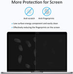 Package contents of Avakot MacBook tempered glass screen protector