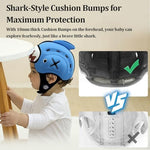 Side profile of Mambobaby Guard infant safety helmet