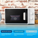 Zarpax car moisture absorber bag being recharged in a microwave.