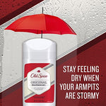 Back label instructions and ingredients of Old Spice High Endurance deodorant