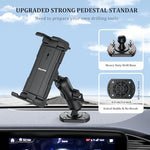 Side angle view of the dual socket adjustable arm showing the lockable joints and low vibration construction.
