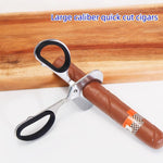 Cigar Cutter Stainless Steel Double Blade Guillotine Cigar Scissors Cutter for Cigars - Image 4