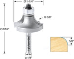 Amana Tool 49512 router bit showing cutting edges