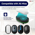 TECH8 USA hardware mouse mover with blue ambient LED glow ring illuminated