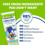 Ingredients list on the back of Firefly Sonic the Hedgehog toothpaste.