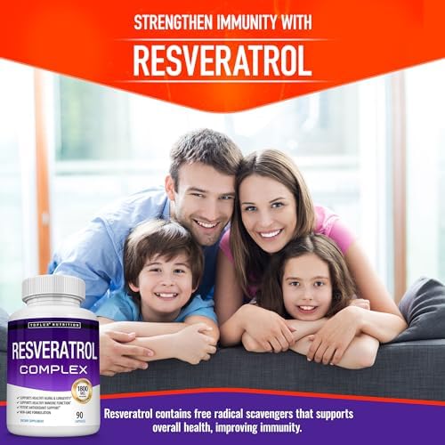 USA imported Toplux Resveratrol complex for immune support