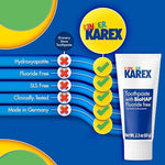 Karex mild mint toothpaste for toddlers safe if swallowed