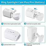 ALERTCAM packaging bundle showcasing two distinct white surveillance camera brackets side by side