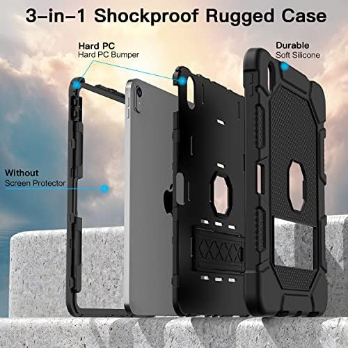 Azzsy protective tablet shell showing precise cutouts for camera and charging ports