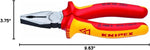 Knipex 1000V Insulated Combination Pliers handle and grip detail