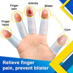 Sumifun Gel Finger Protector, 8 Pairs Silicone Finger Sleeves for Corns, Fingernails Loss, Friction Pain Relief - Image 3