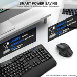 ULSOU ergonomic workspace combination set displayed on an organized modern office computer desk setup
