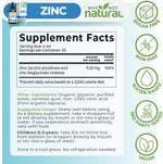 Bioavailable liquid zinc supplement by Why Not Natural in a 260.0g glass bottle