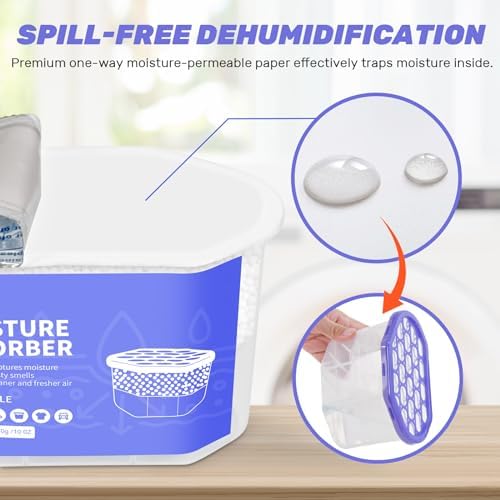 Disposable moisture control container for preventing mold in small spaces