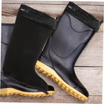 Detachable black warm boot sleeves for men cold weather protection