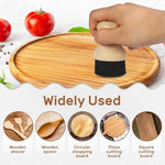 Set of Leontool bamboo applicator components for kitchen maintenance