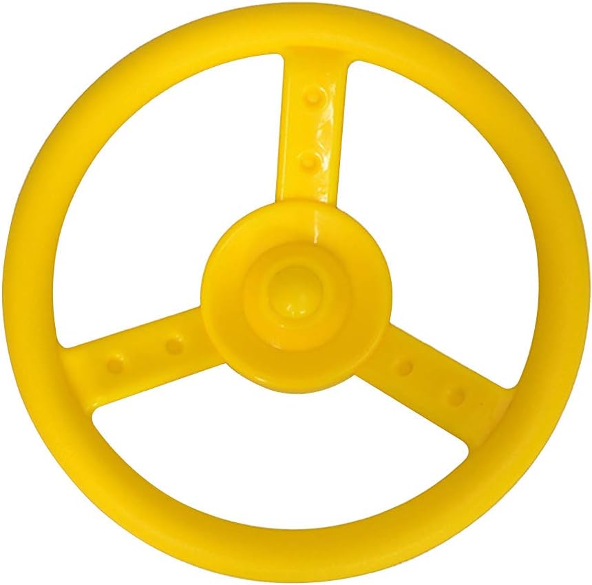 Chaotai Pirate Ship Wheel yellow playground steering wheel front view