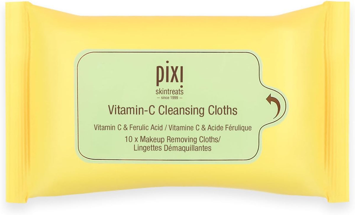 Pixi Beauty Glow Tonic Cleansing Cloths | Cleansing, Exfoliating, and Hydrating Disposable Face Towelettes | 3 Packs of 10 Face Wipes (30 Wipes Total) - Image 12