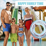Zhanmai glitter pool float inflated for beach use