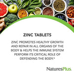 Supplement facts label on the back of the authentic imported zinc bottle.