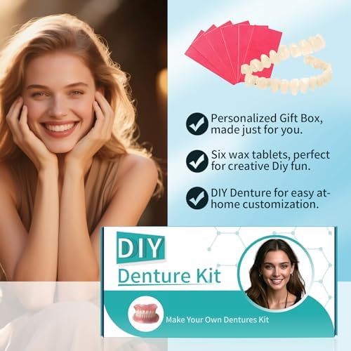 Packaging of Baxozud DIY Denture Kit for perfect smiles.