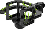 Haineao green shock mount compatibility view with protruding stem microphones