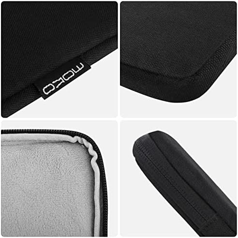 MoKo tablet carrying case displaying the premium soft fluff scratch resistant lining.